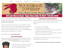 Tablet Screenshot of nockamixontownship.org